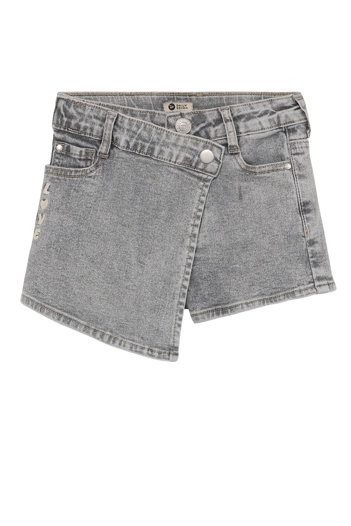 Denim Skorts