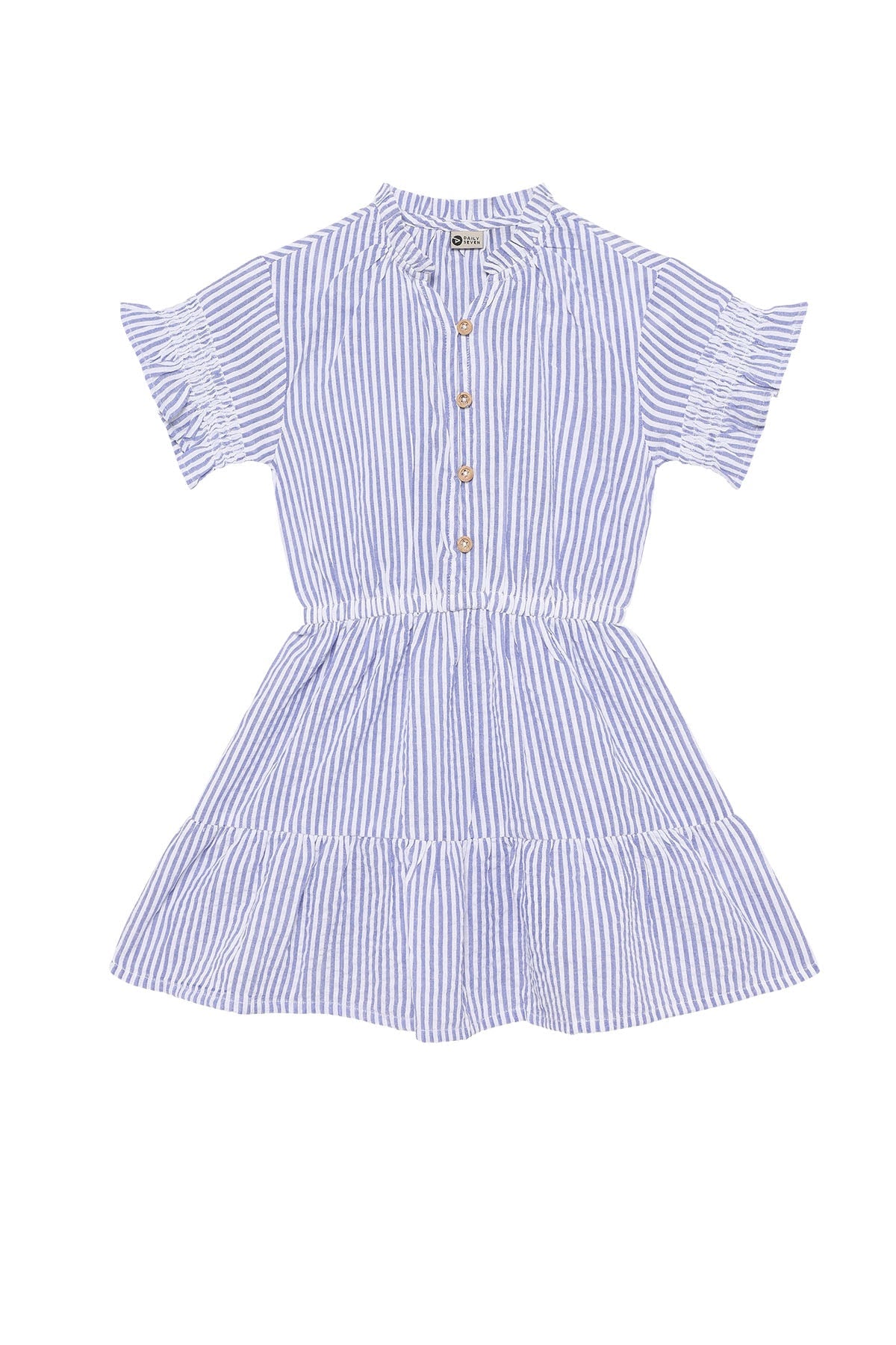 Dress Stripe Ruffle