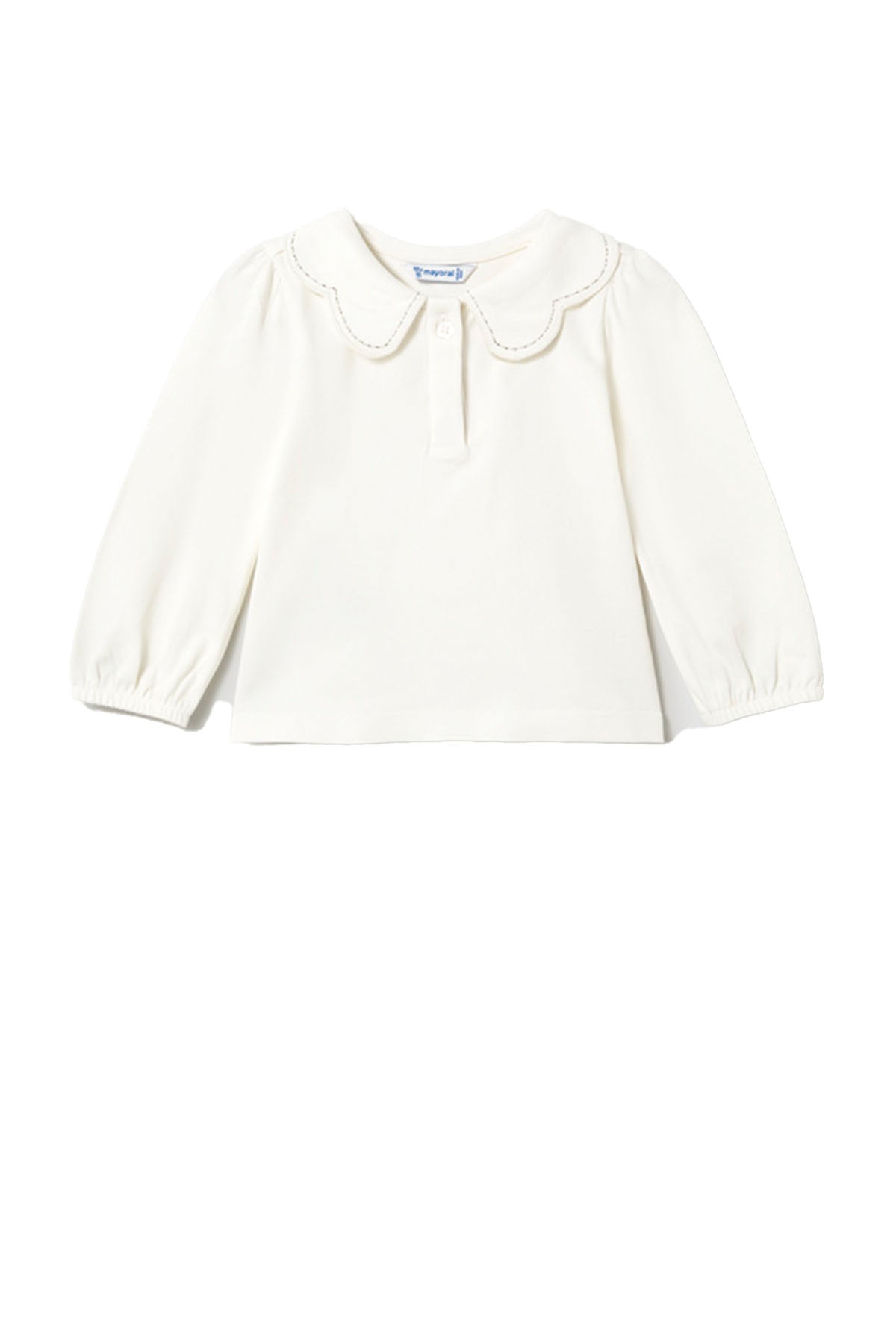 Blouse wave collar