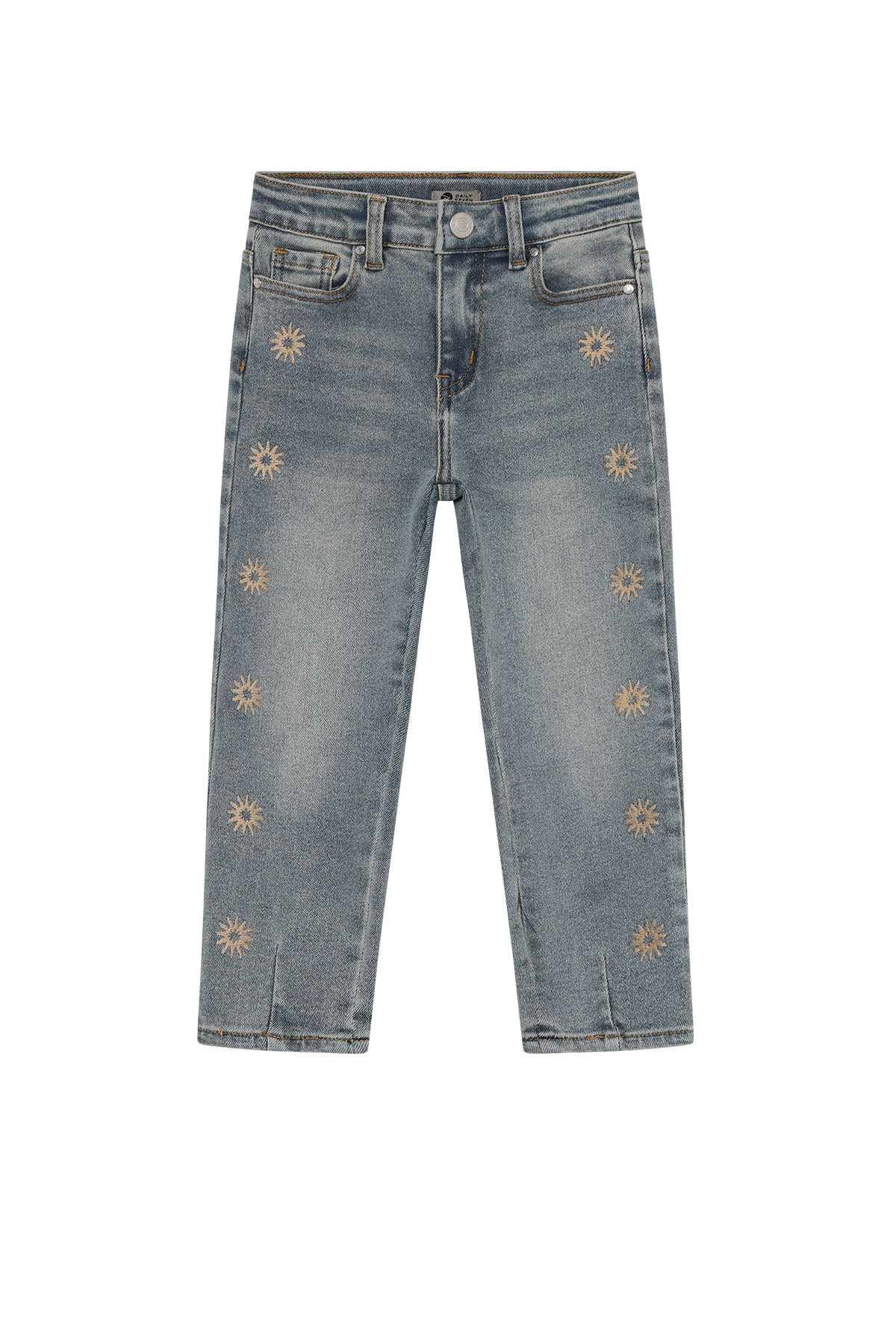 Denim Mom Fit Embroidery
