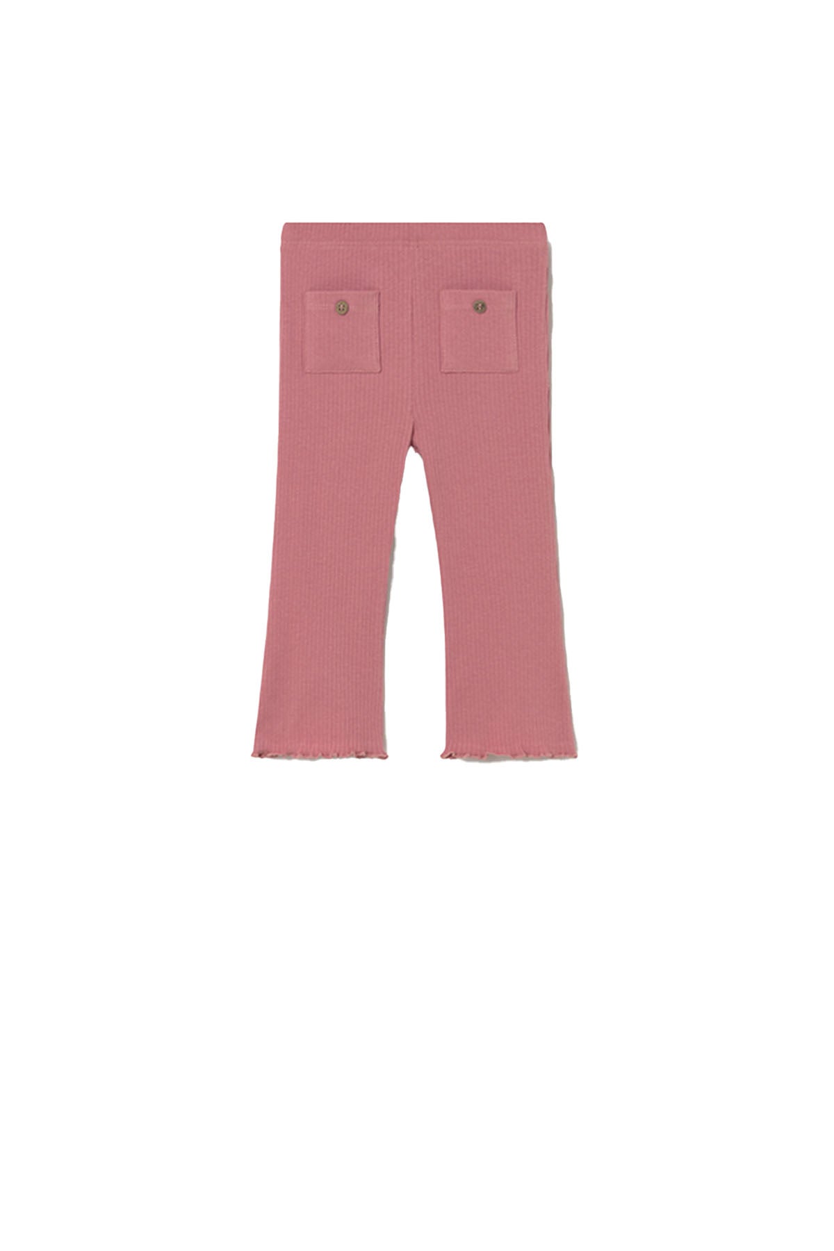 Ribbed flare Blush