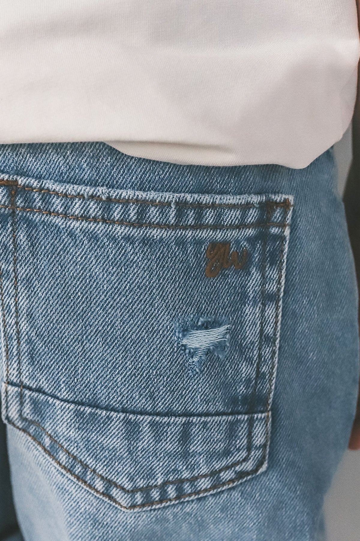 Denim Relaxed Shorts