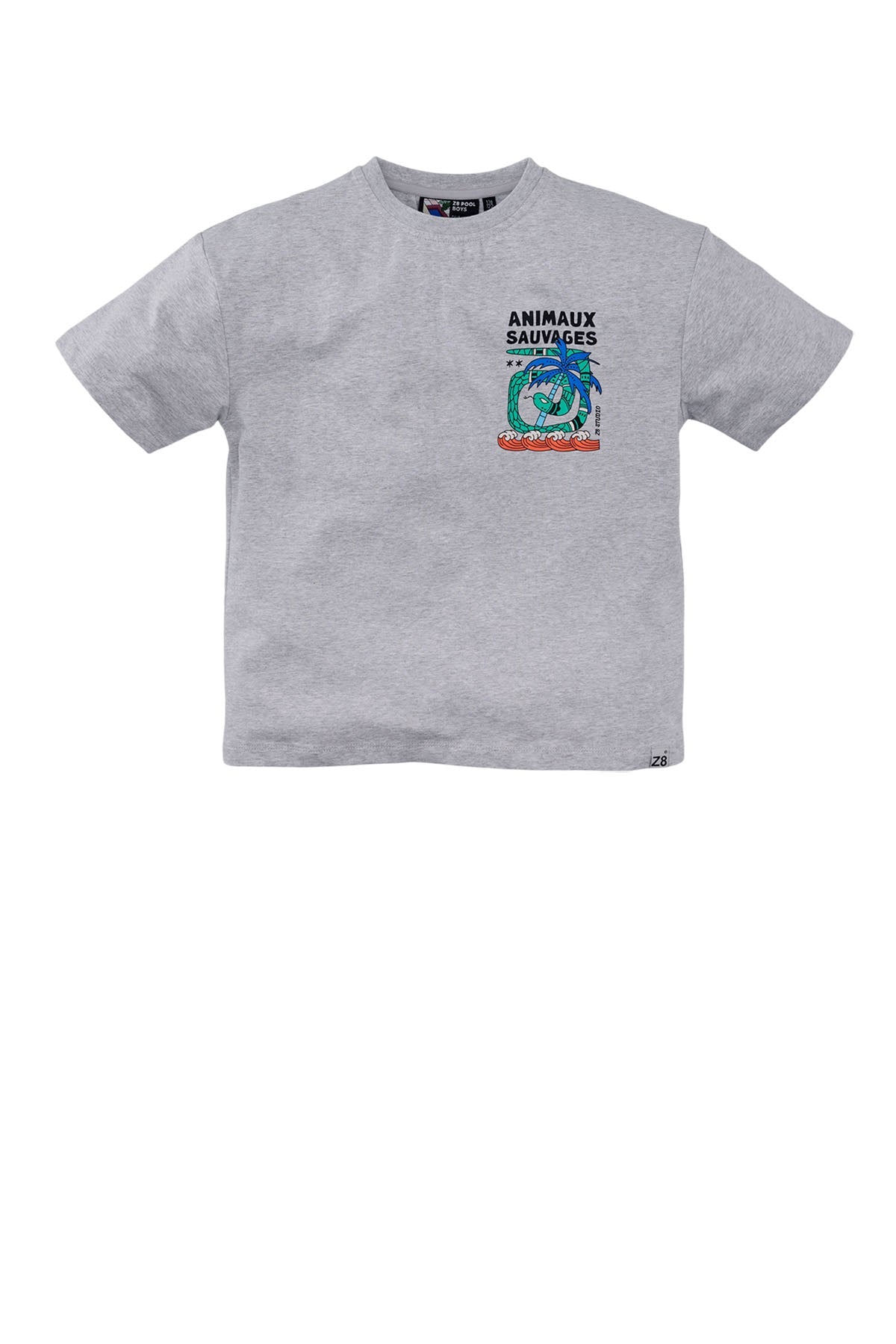 Rix Grey melange T-Shirt