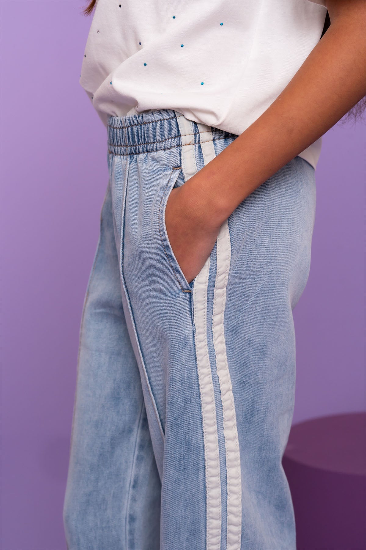 Track pants jog denim