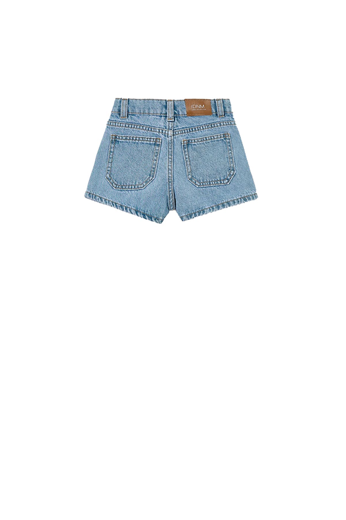 Light basic denim shorts