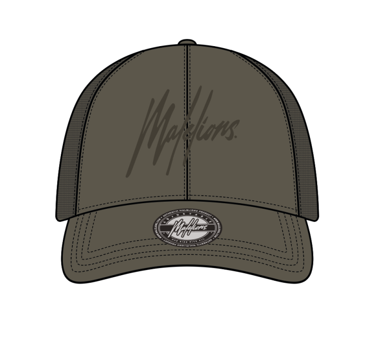 Men Striped Signature Cap