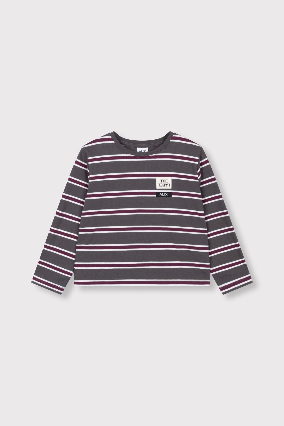 kids knitted stripe longsleeve