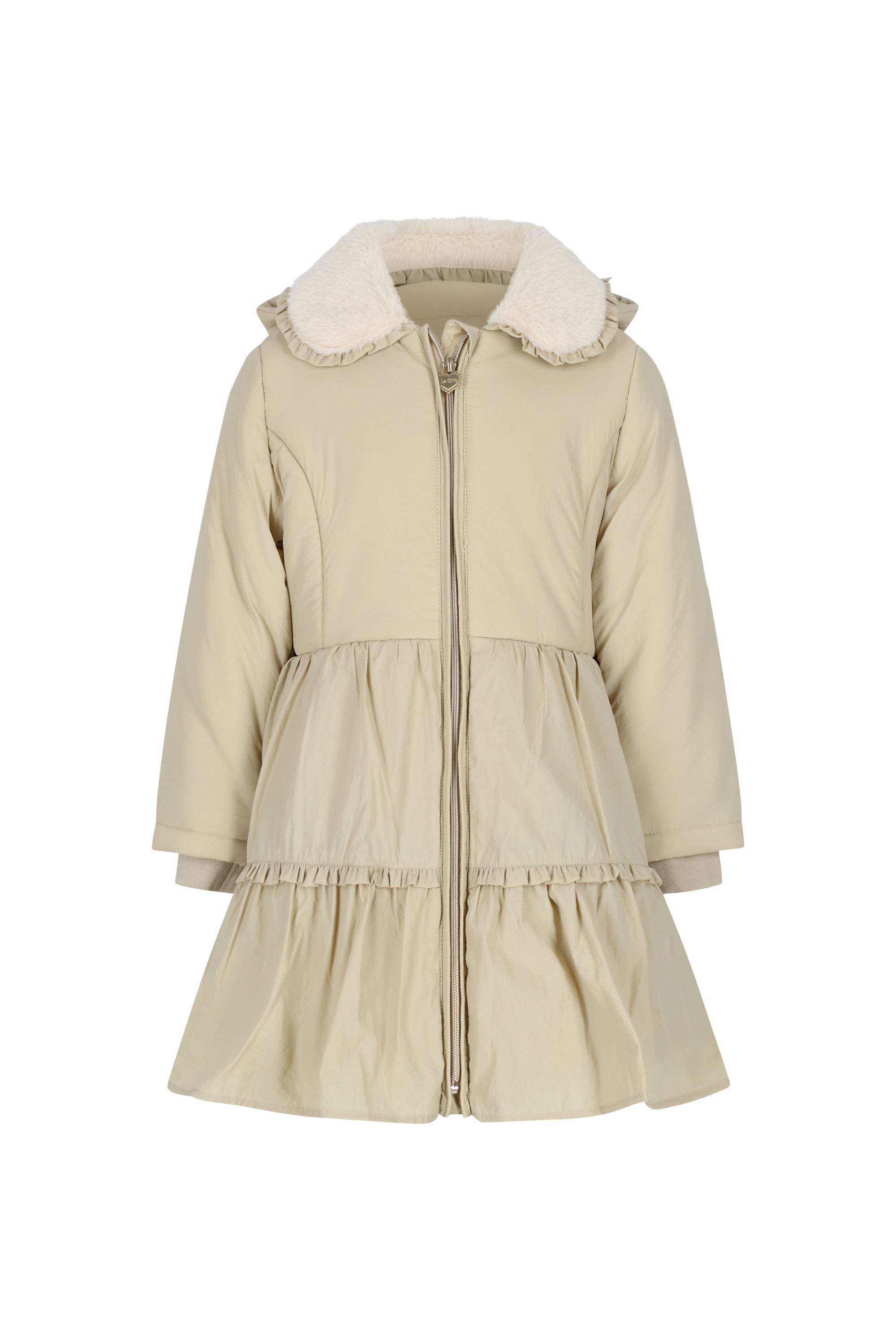 BLANCHE ruffle-skirt coat