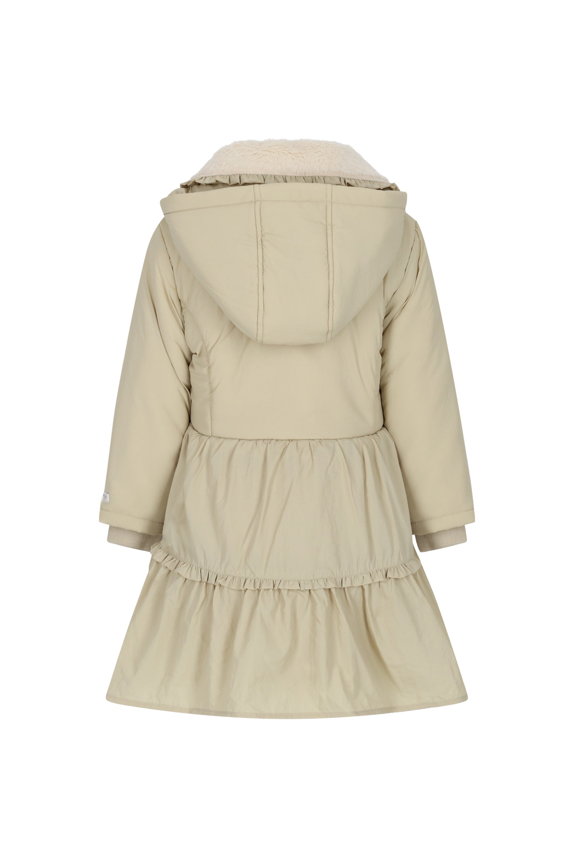 BLANCHE ruffle-skirt coat