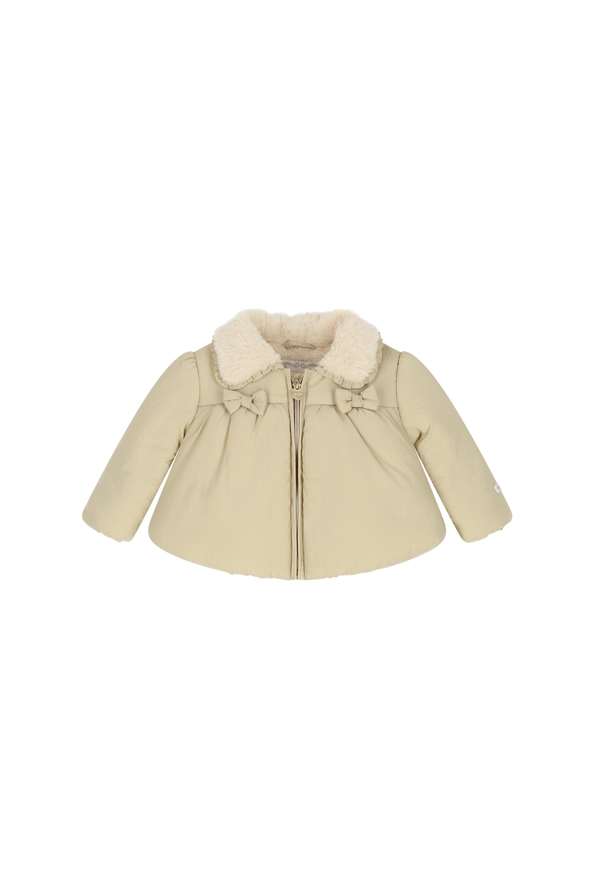 BAIRY fur & bows winter coat