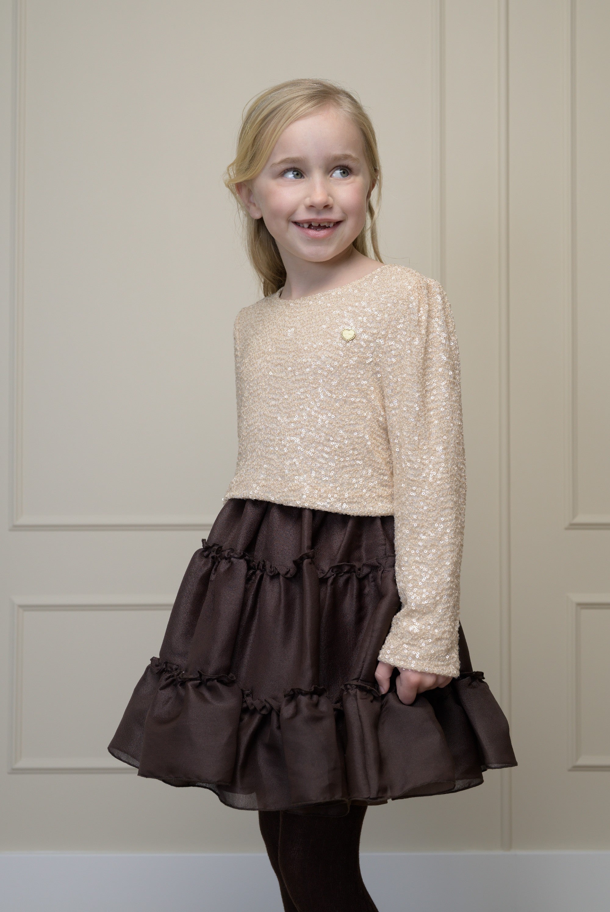 ELSA fluffy sequins top
