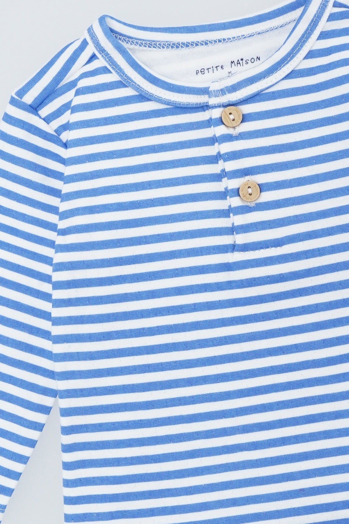 KO T-shirt Longsleeve with placket