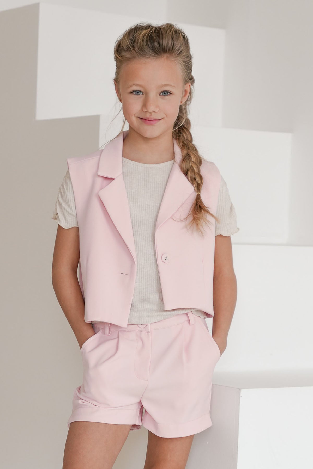 Demi Vest Pink