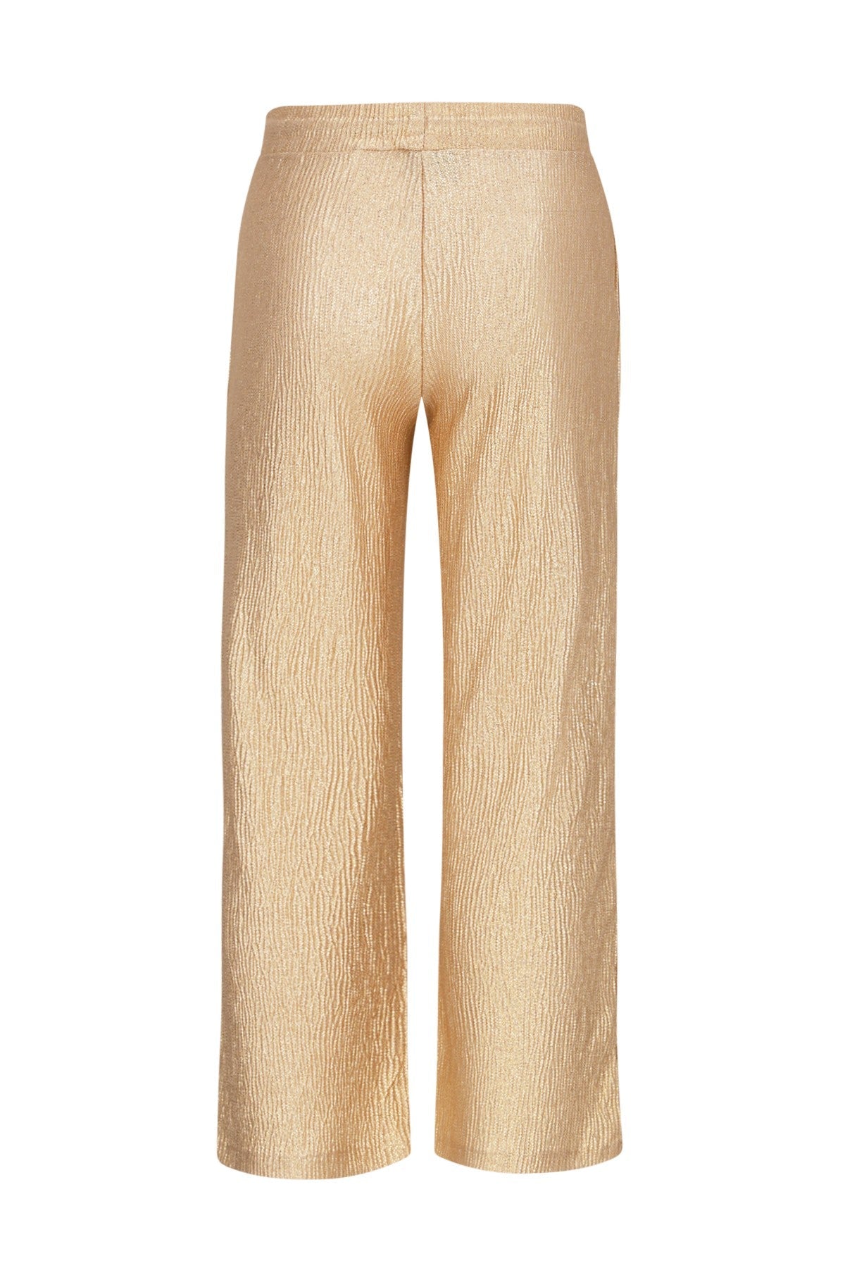 Fenya Flo girls metallic straight leg pants soft pink