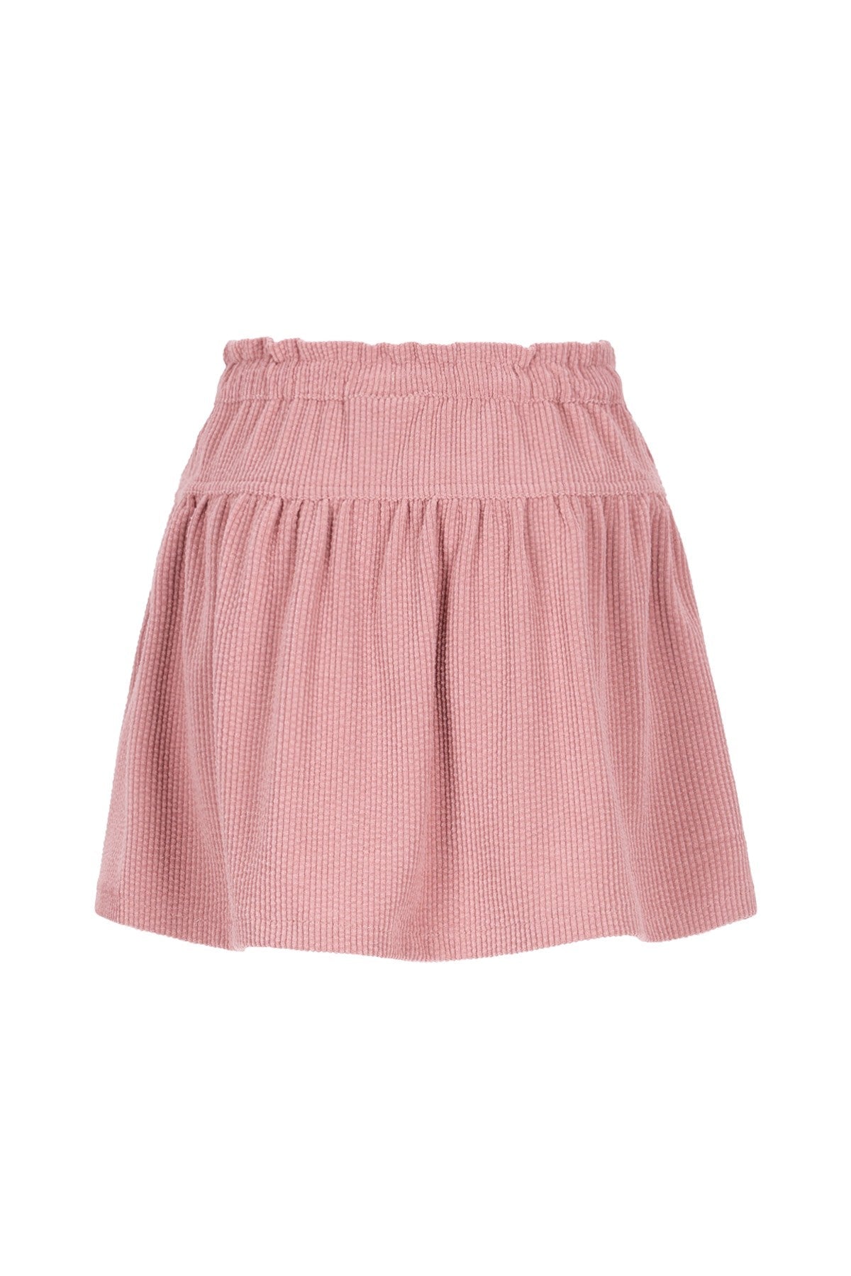 Silby Flo girls corduroy skirt with yoke old pink