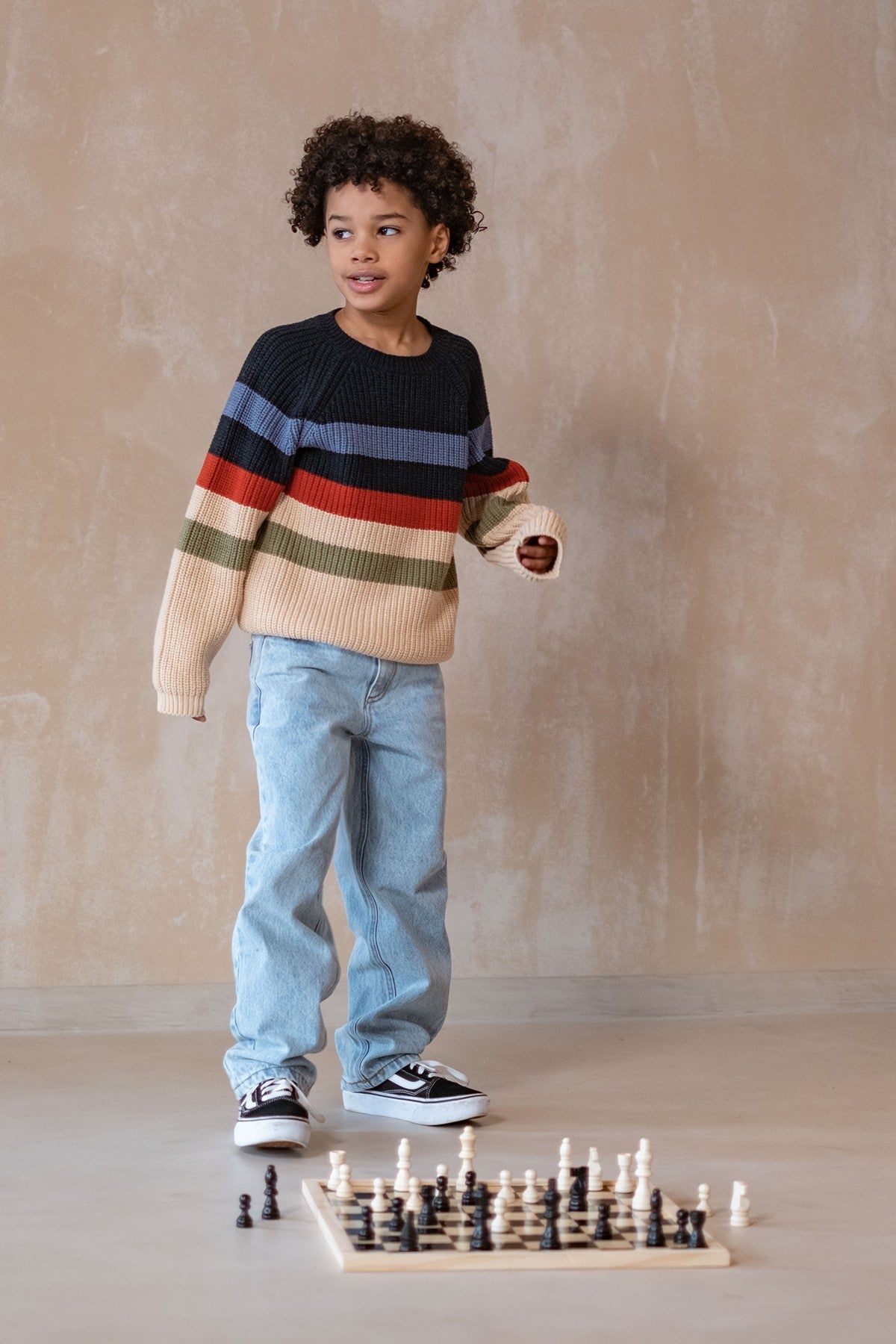 Donin Flo boys stripe knit