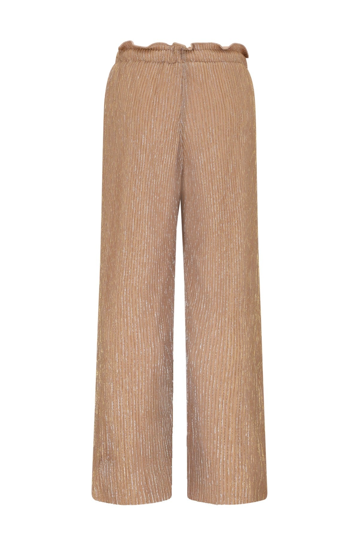 Flora girls pleated pants with elastic waistband
