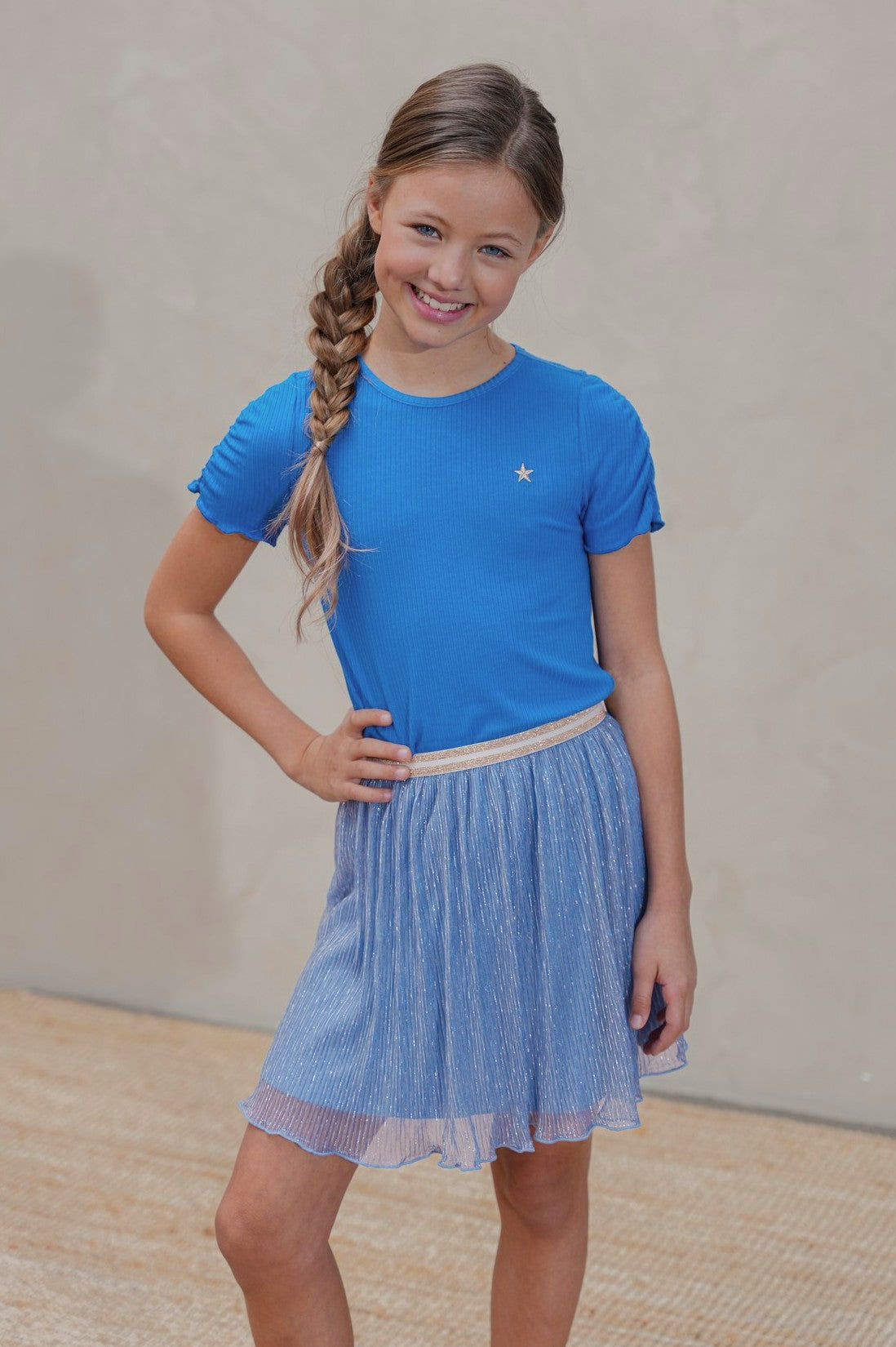 Elise Flo girls rib ss shirt