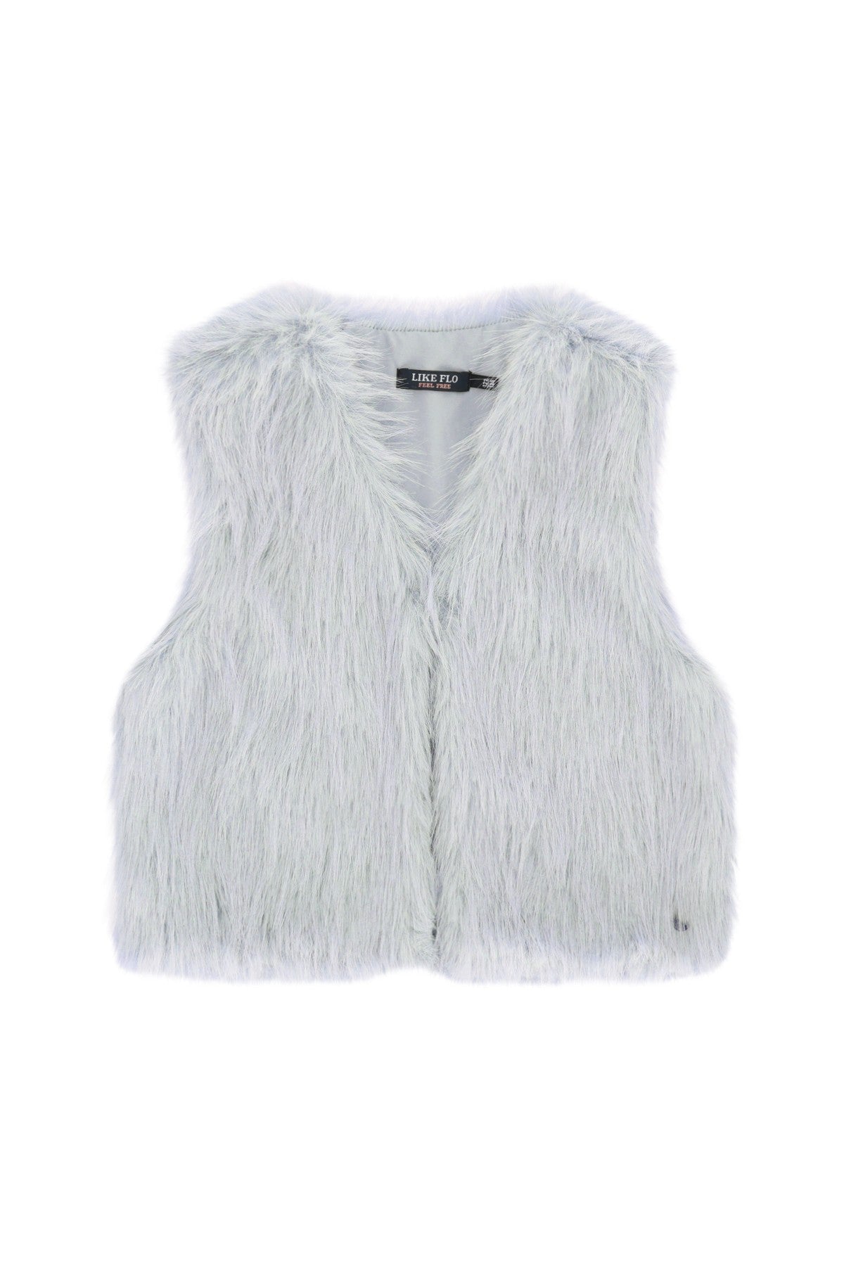 Diam faux fur hairy gilet