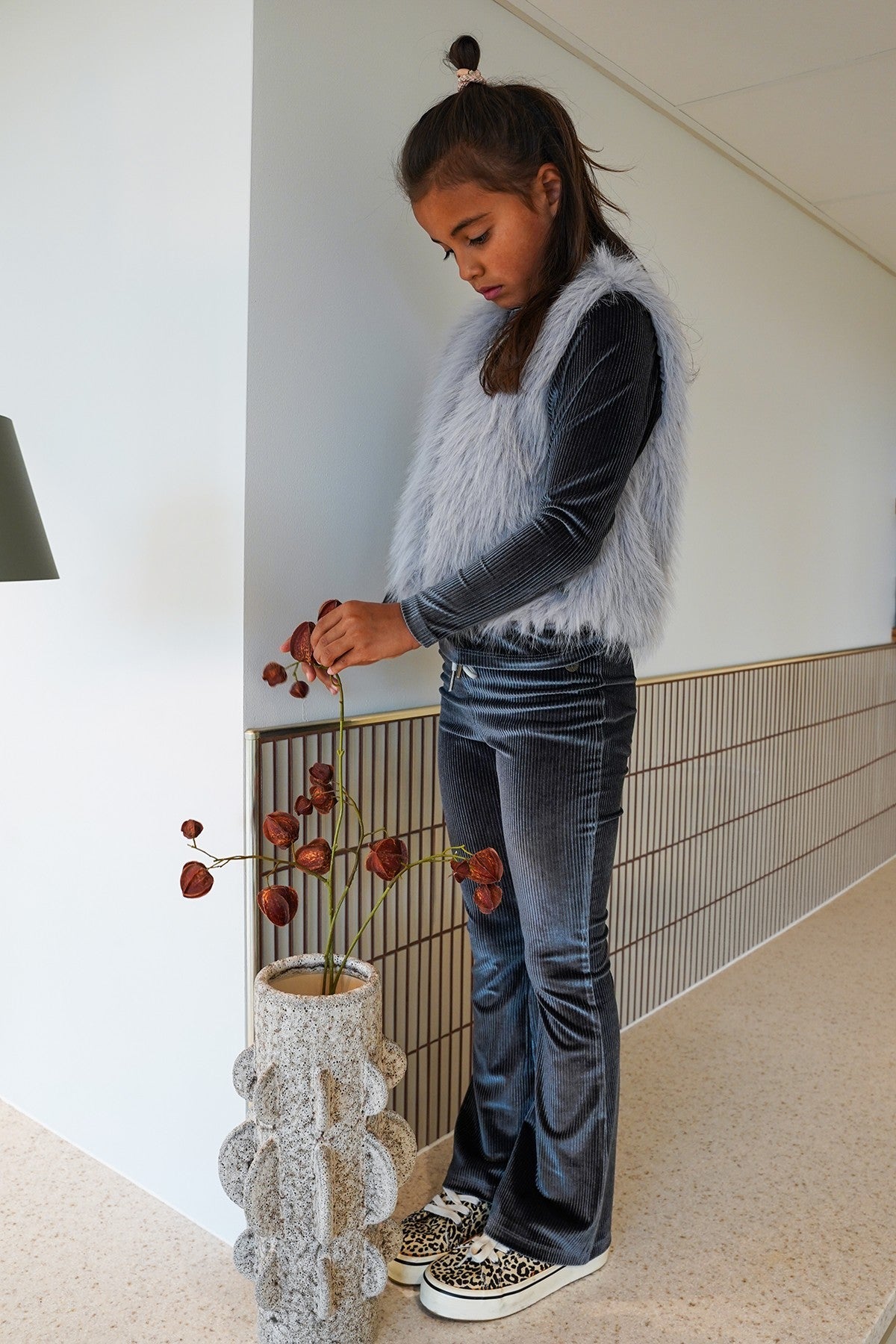 Femke velvet glitter flared pants