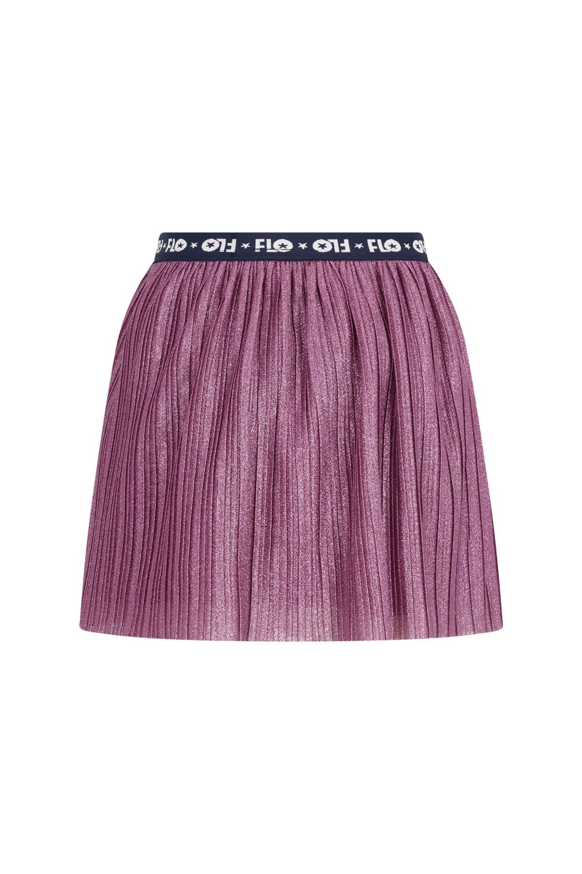 Solly plissé glitter skirt