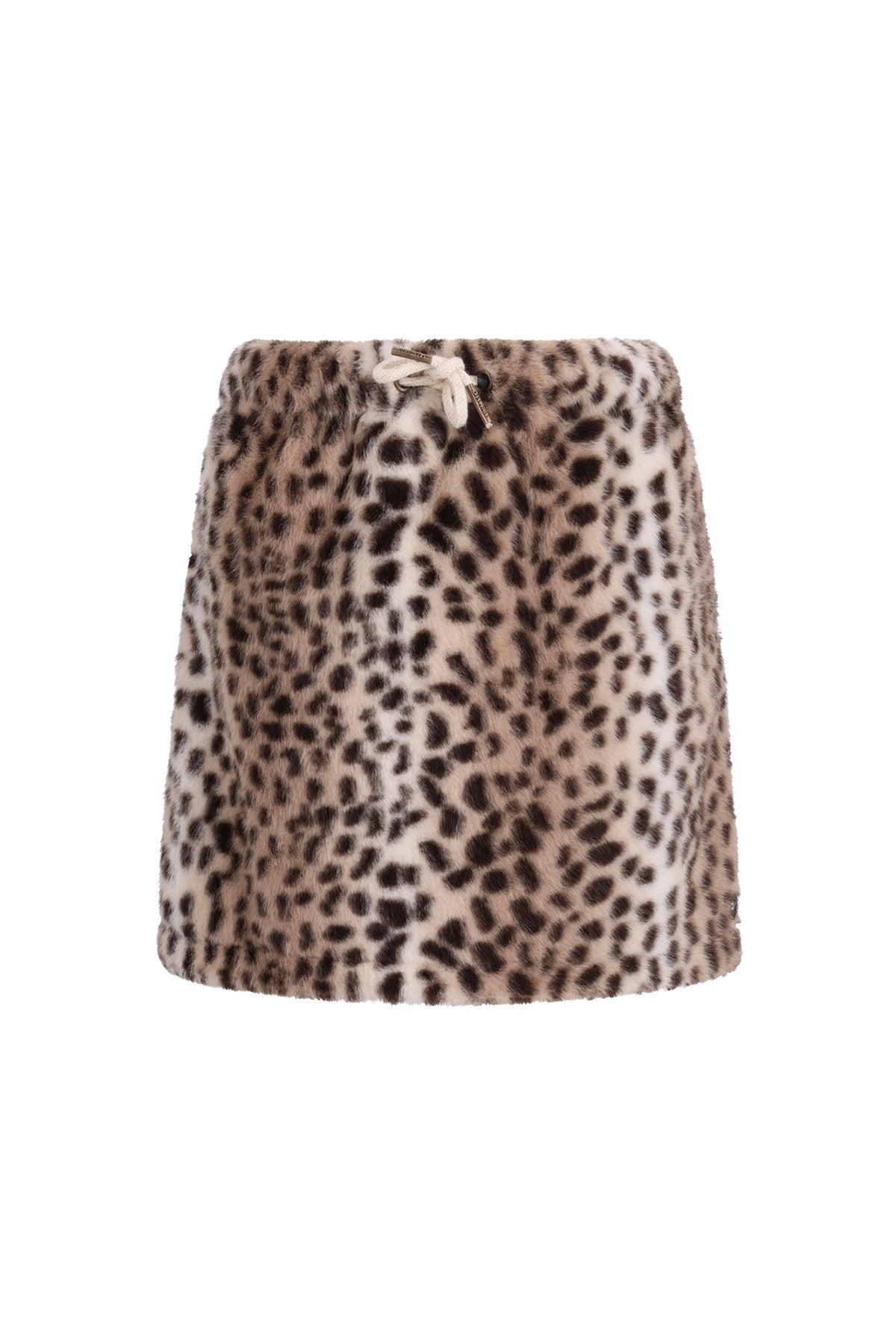 Samm faux fur skirt with elastic WB