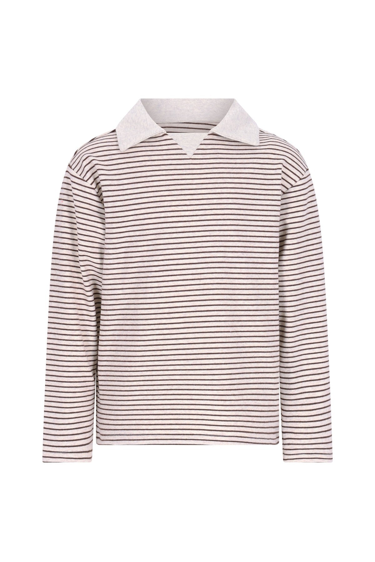 Elian striped longsleeve polo