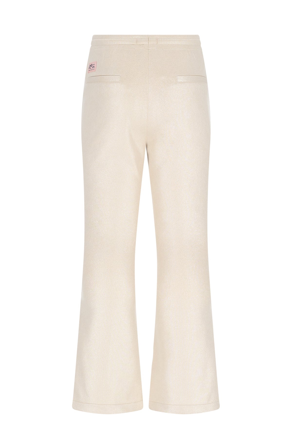 Soy Flared Foil Coated Faux Suede Pants