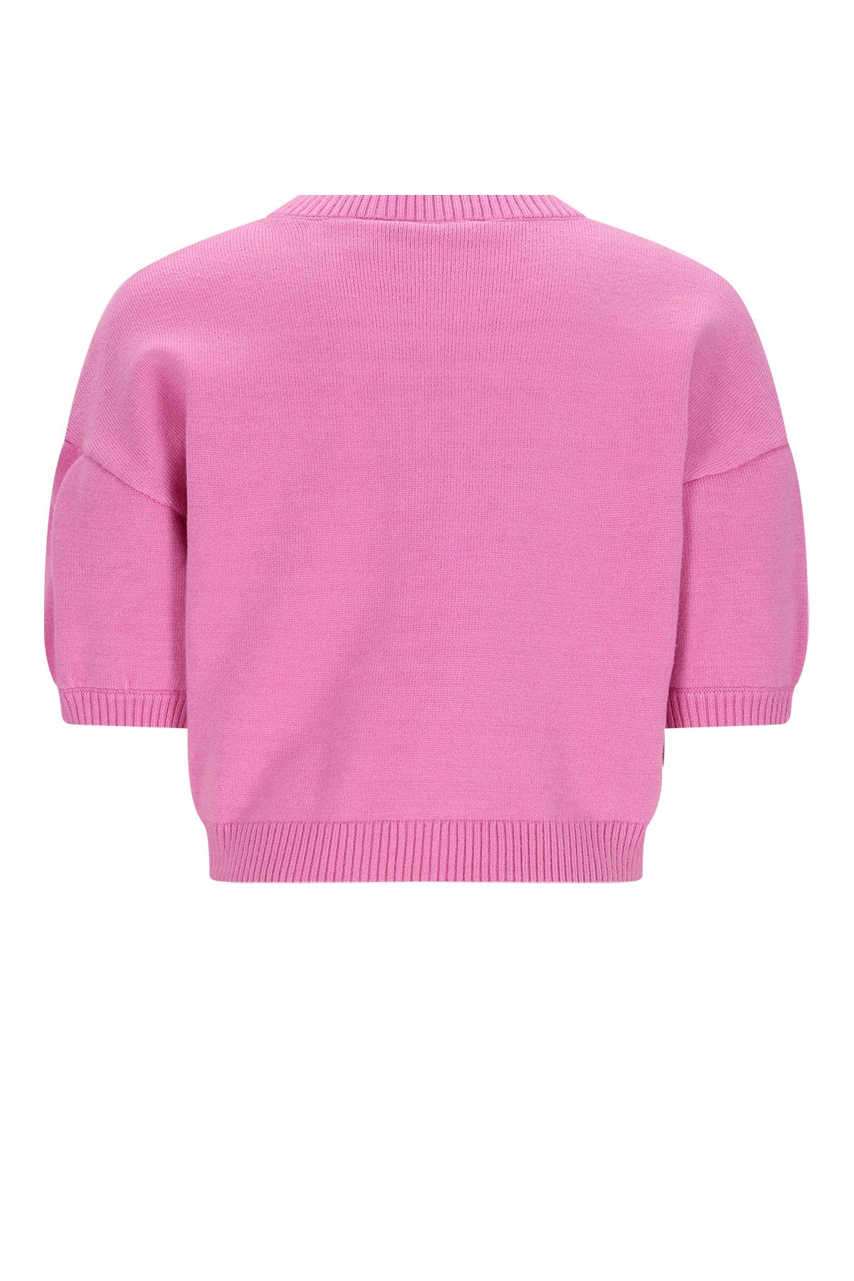 Keya Knitted Top with Intarsia Hearts