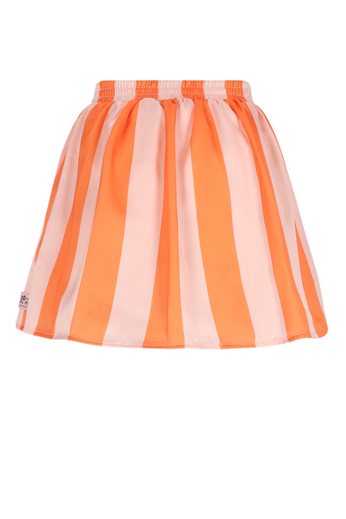 Ninu Satin Block Striped Skirt