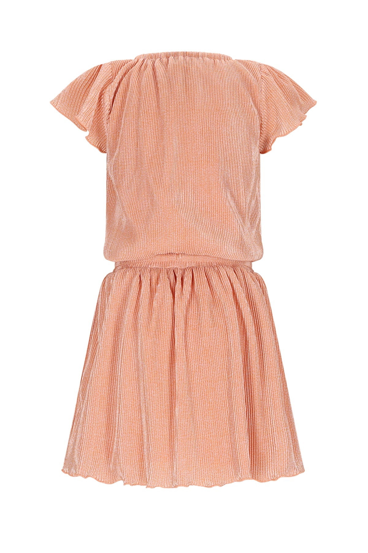 Mena Pleated Smock Neckline Dress