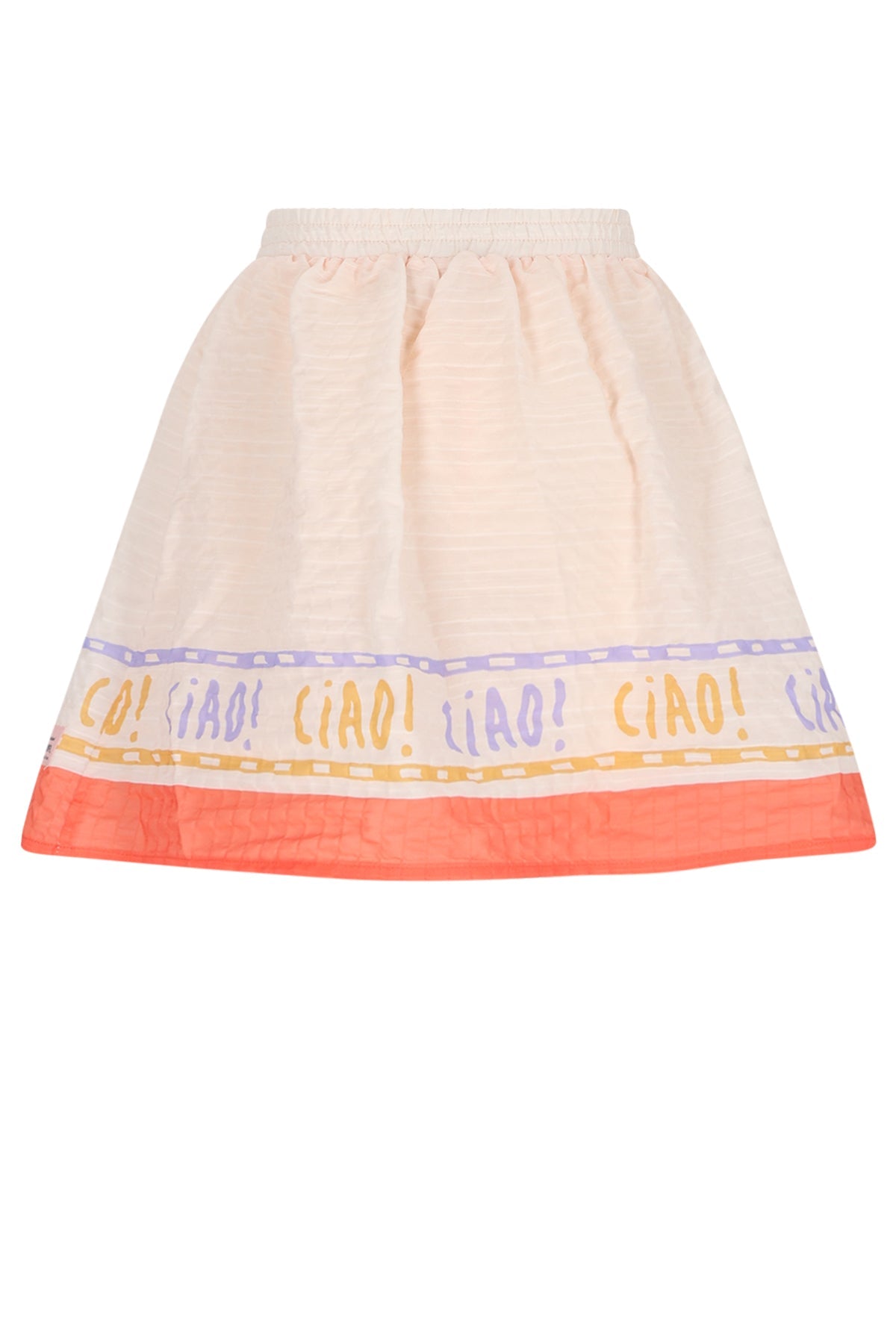 Ninu Skirt with CIAO border print