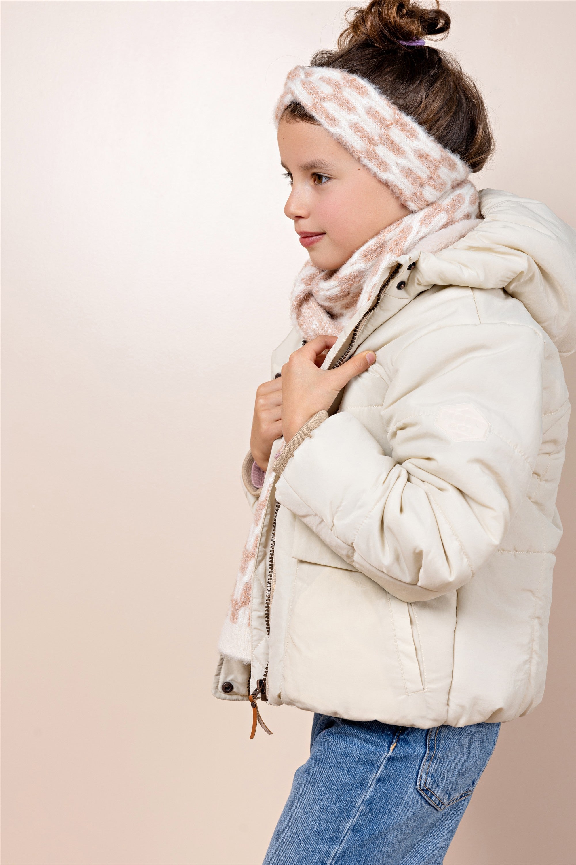 Backy Short hooded Girls Winterjacket