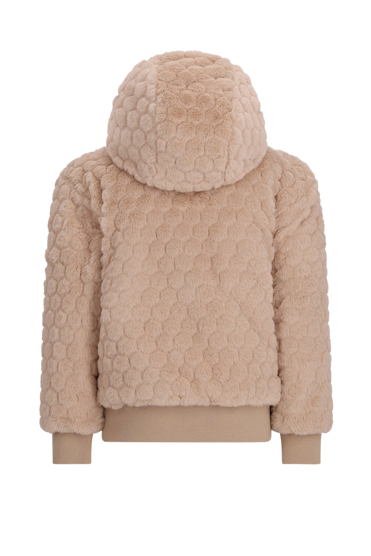 Bomby Reversible Girls Hooded Winter Bomberjacket