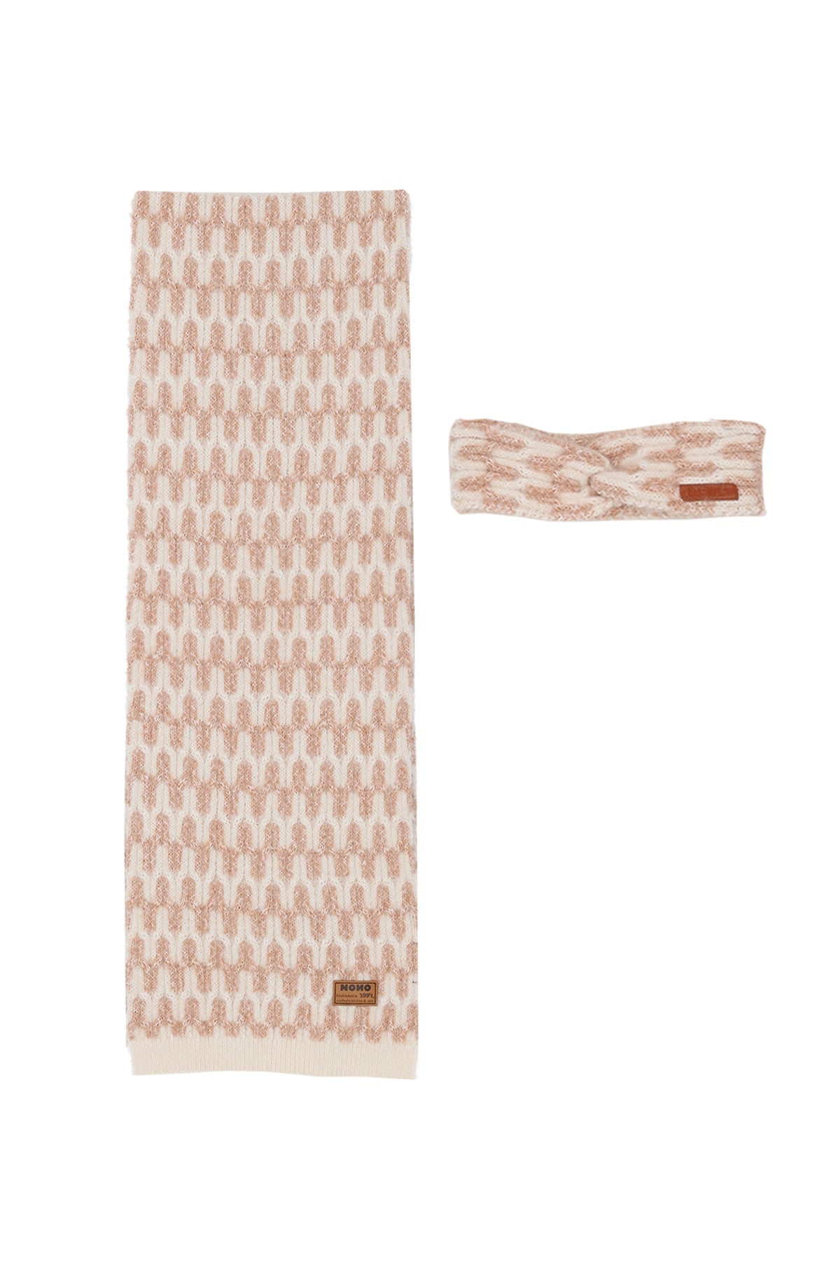 Rosa Knitted Hairband+Scarf Set