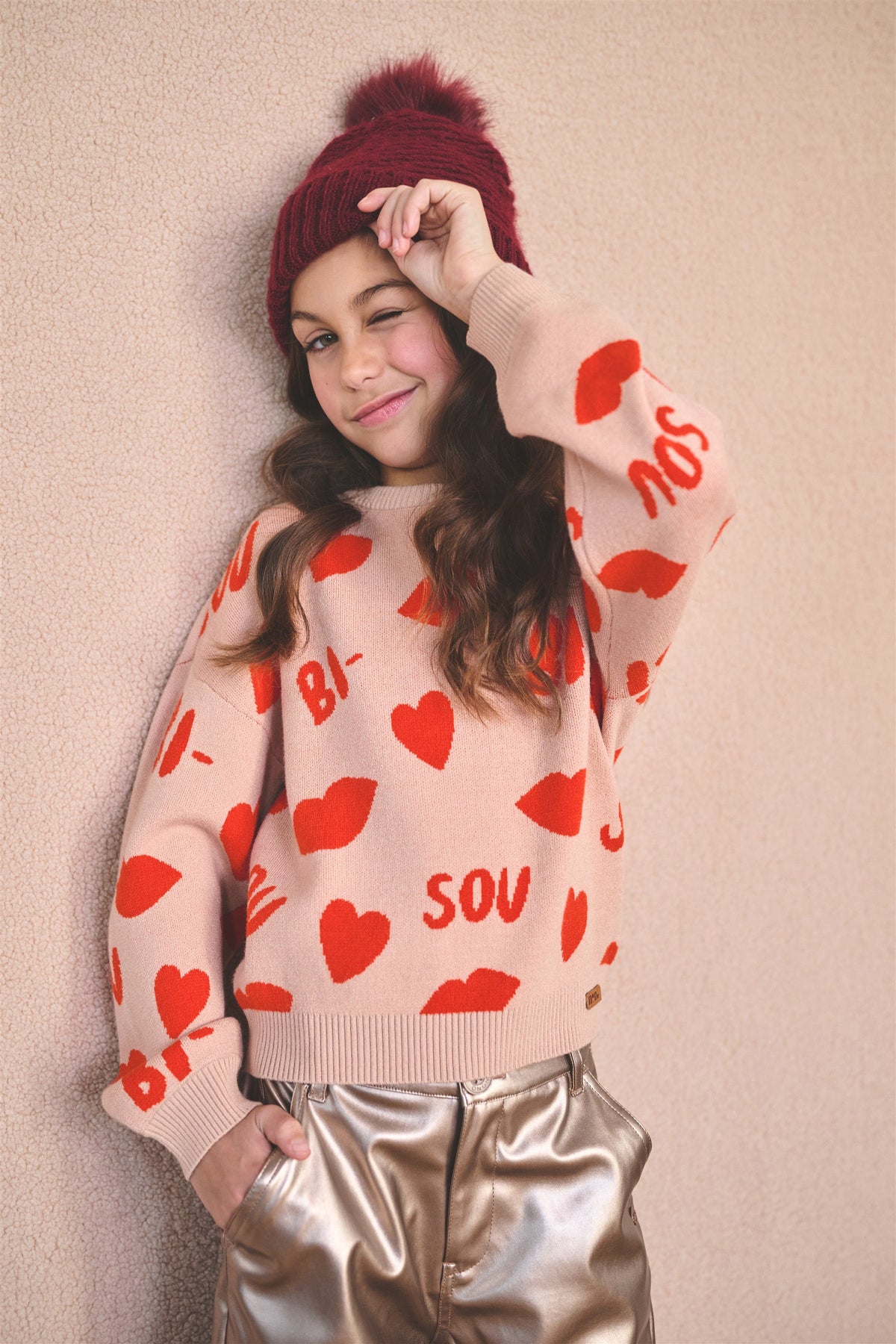Katie Jacquard BISOU Knitted Sweater