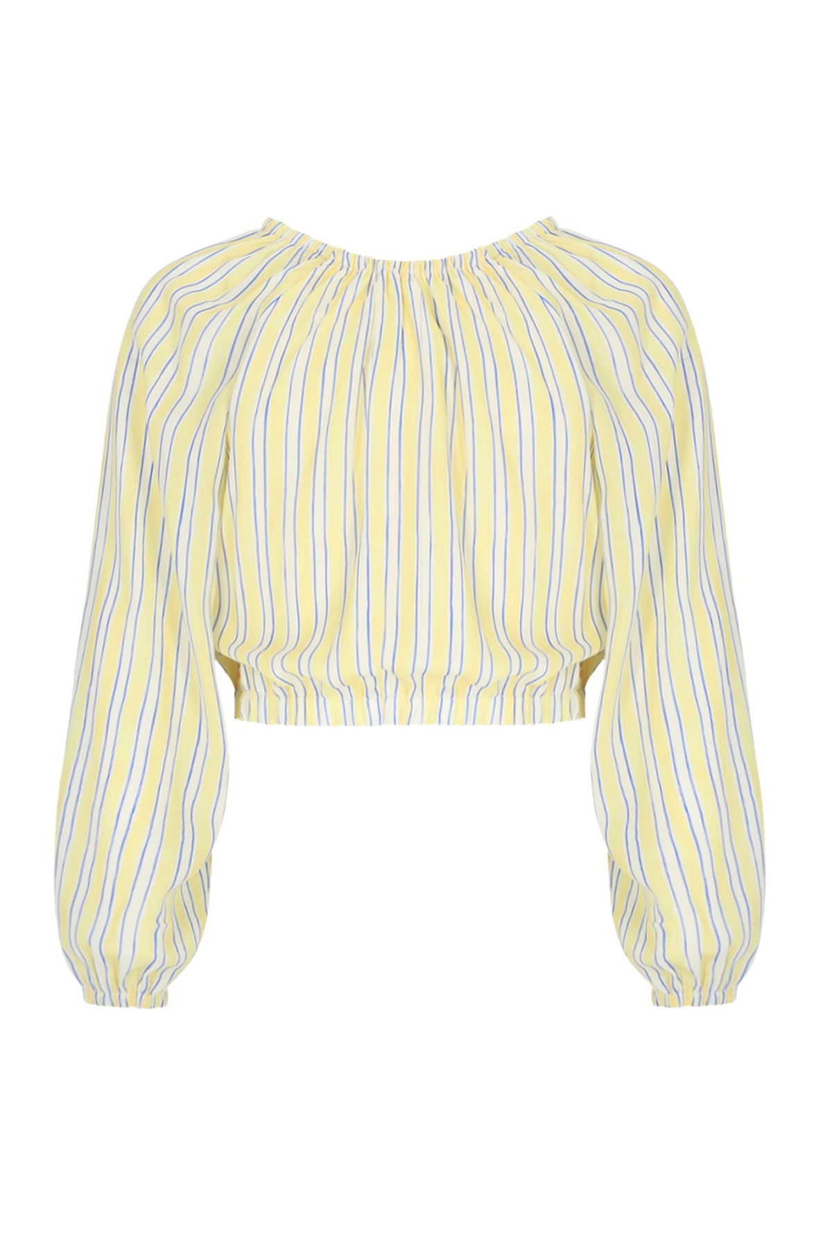 Timra Cropped Blouse L/SL