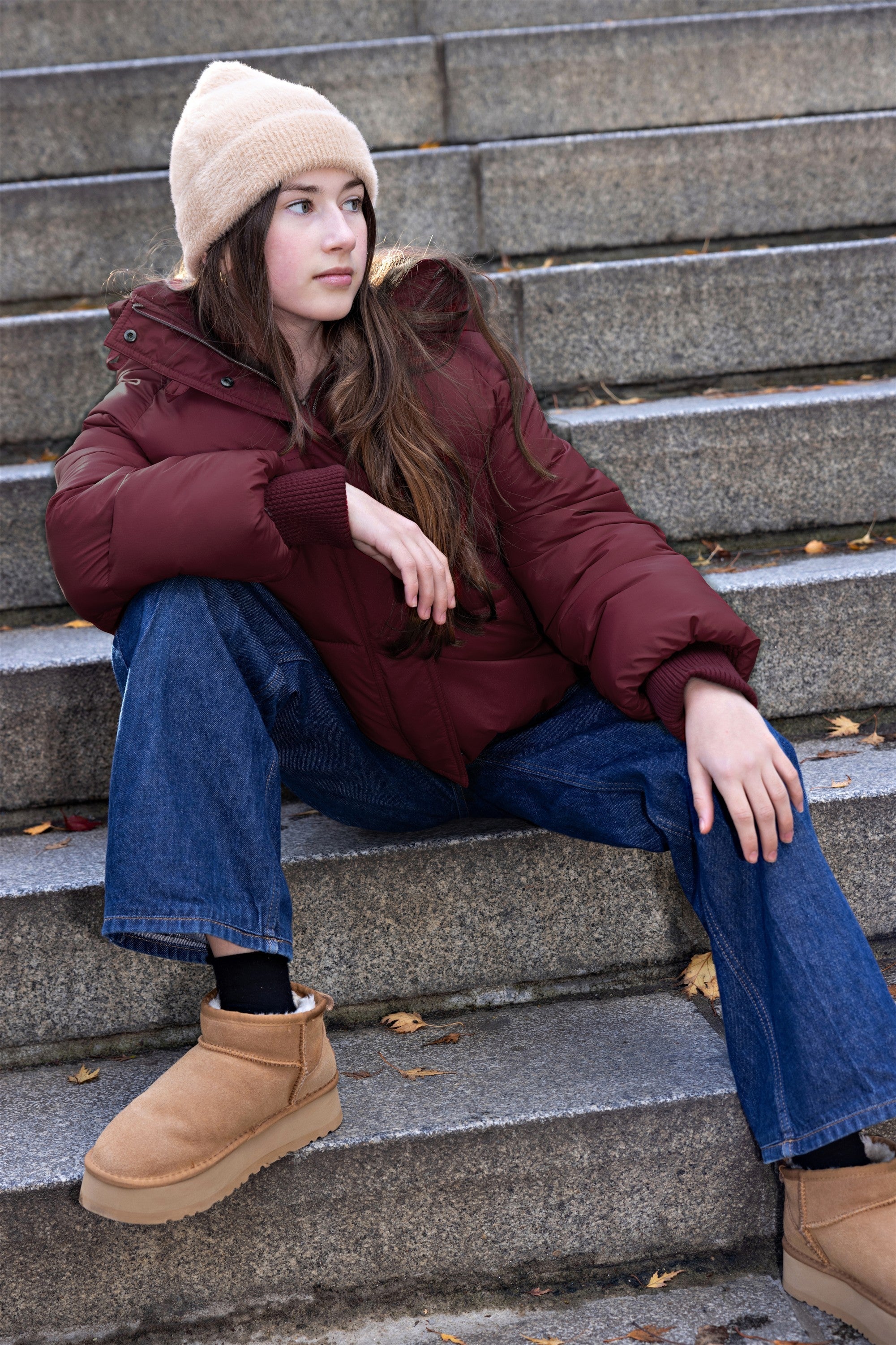 Badeau Roomy Hooded Winterjacket