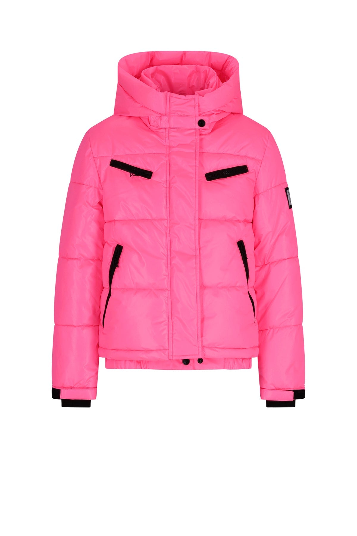 SPICY metallic hooded ski jacket