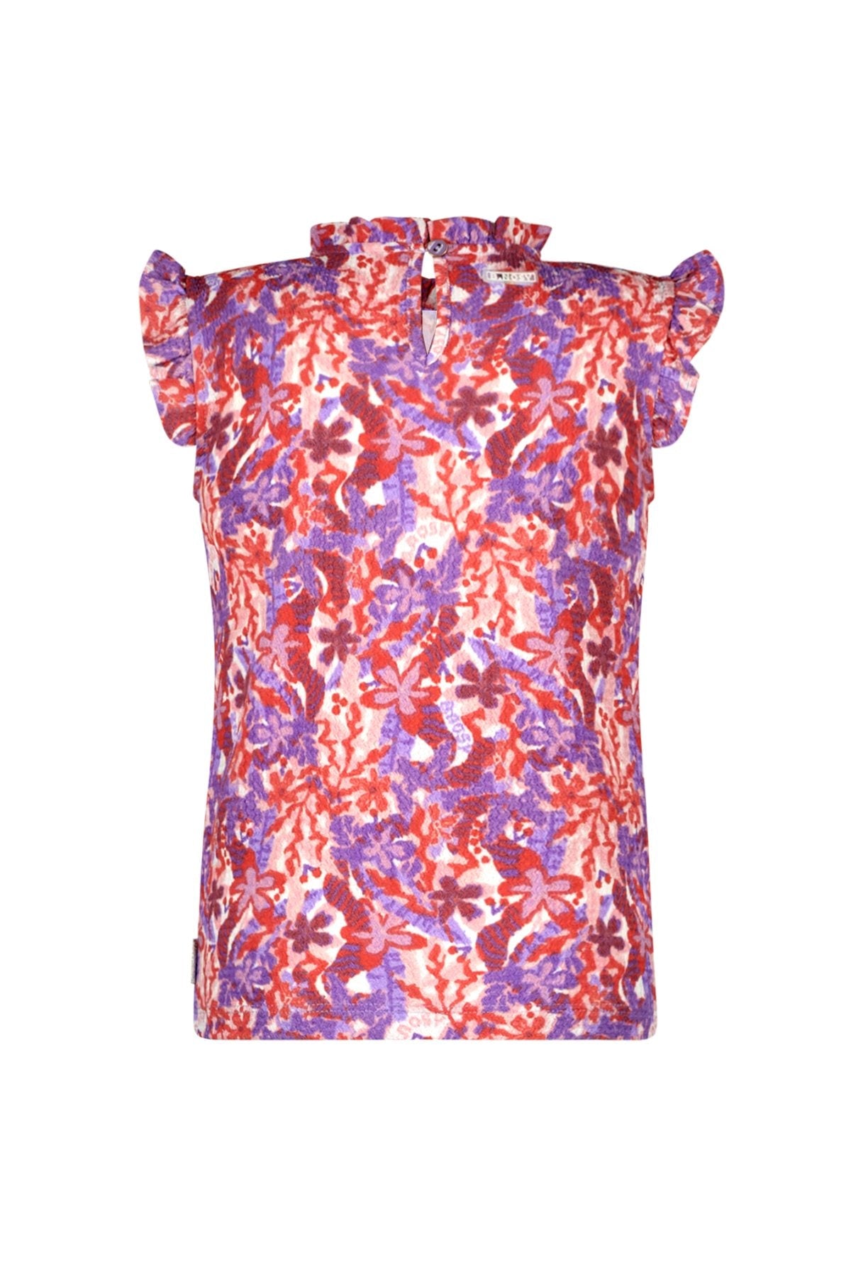 Tamar sleeveless top with all-over print