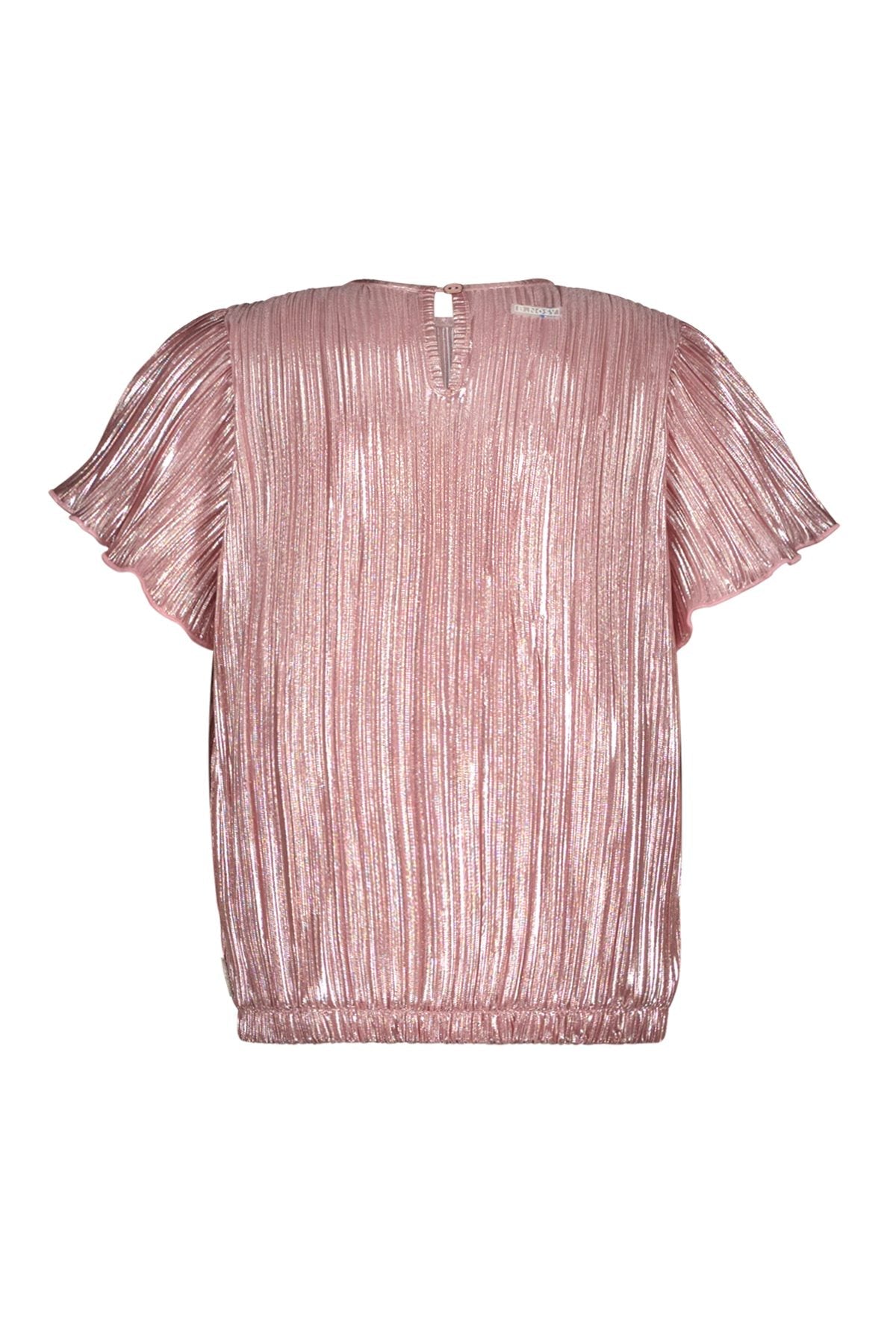 Brynn metallic pleated top