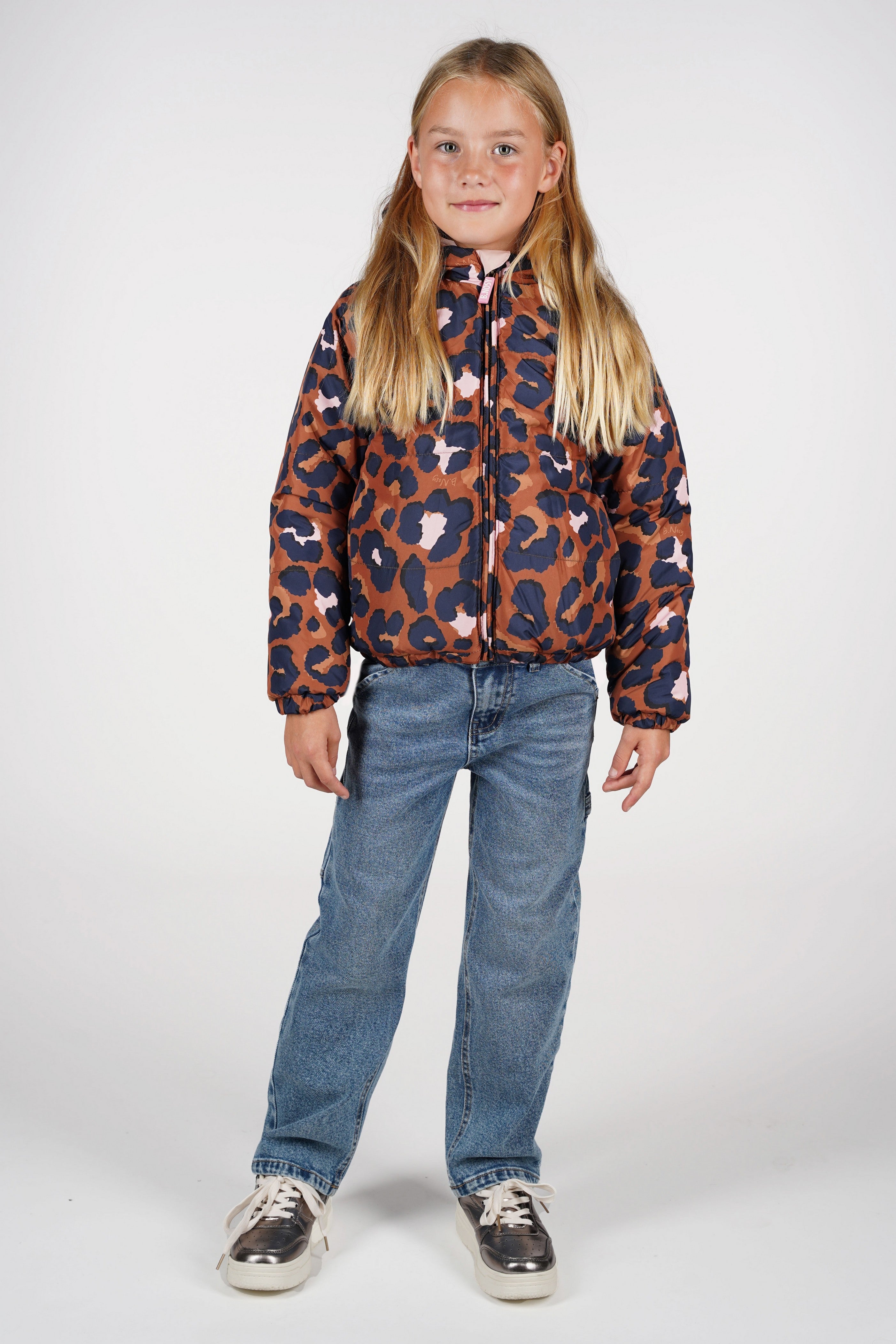 Jessie B.Nosy girls' reversible jacket