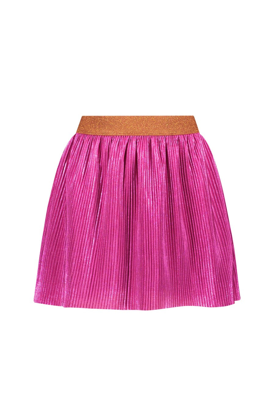 Roza B.Nosy girls metallic skirt roze