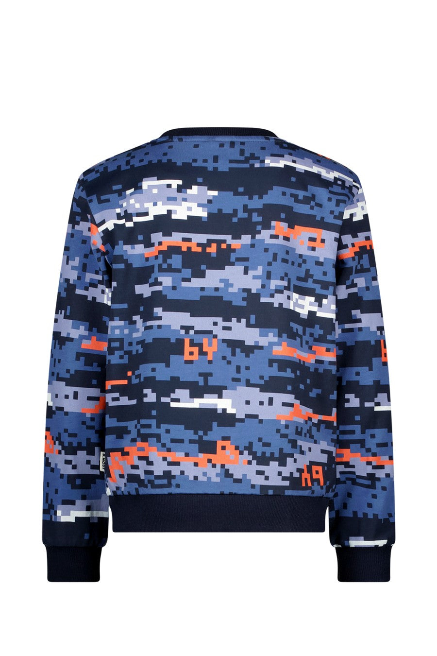 Scott B.Nosy boys printer sweater blauw