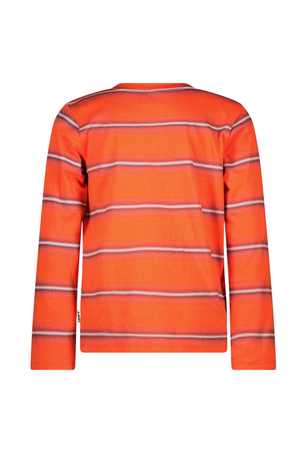 Tobias B.Nosy boys striped long sleeve red